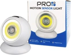 Pro LED Lamp Met Bewegingssensor | Bewegingssensorlamp, Werkt Op Batterijen, Wit -Buitentuin Winkel 1200x931 7