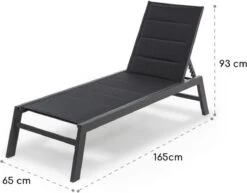 Blumfeldt Renazzo Lounge Ligstoel - Ligbed Voor De Tuin - Aluminium Tuinstoel - 6 Standen - Waterafstotend - Bekleding Van 70 % Pvc En 30 % Polyetheen - Zwart 13 Blumfeldt Renazzo Lounge Ligstoel - Ligbed Voor De Tuin - Aluminium Tuinstoel - 6 Standen - Waterafstotend - Bekleding Van 70 % Pvc En 30 % Polyetheen - Zwart -Buitentuin Winkel 1200x940 1