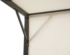 MaxxGarden Pergola - Partytent - Tuinpaviljoen Met één Gesloten Zijkant - 3x3x2,3 M - Cream -Buitentuin Winkel 1200x940 2