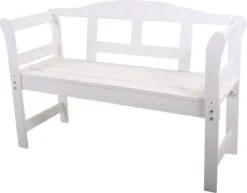 SenS-Line Friesen Tuinbank - Hout - Wit -Buitentuin Winkel 1200x940