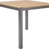 NATERIAL - Tuintafel Vierkant ORIS - 4 Personen - Houten Tafel 90x90 Cm - Aluminium - Met Houten Blad - Eucalyptus -Buitentuin Winkel 1200x945