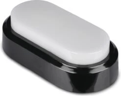 V-Tac Zwarte Ovale LED Plafondlamp Klein -Buitentuin Winkel 1200x954 5