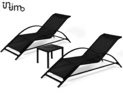 Intimo Ligbeddenset + Tafel - Zwart - 163x60x65/45x45x40 -Buitentuin Winkel 1200x960 3