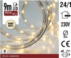 Merkloos DecorativeLIghting LED Lichtslang - 9 Meter - Warm Wit