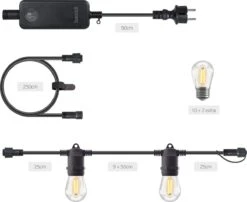 Hombli Smart Outdoor String Light 5m – Lichtsnoer Voor Buiten – Sfeerverlichting Voor In De Tuin, Balkon En Terras – Weerbestending IP65 -Buitentuin Winkel 1200x981 8