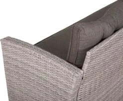 Beliani VITERBO - Loungeset Voor 8 - Grijs - PE Rotan -Buitentuin Winkel 1200x983 4