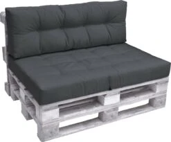 Beautissu Eco Elements Palletkussen – Rugkussen 120x40x15 Cm Voor Palletbank - Kussen Graphiet Grijs - Palletkussens In Matraskussen Kwaliteit -Buitentuin Winkel 1200x995 5