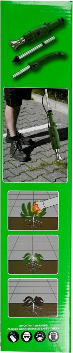 Hofftech Weed Burner Elektrische Onkruidbrander - 2000W - Max. 600 °C - BBQ Aansteker -Buitentuin Winkel 251x1200