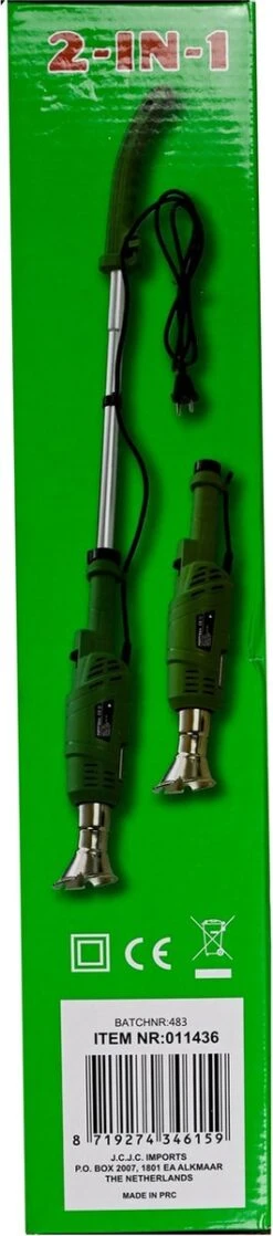 Hofftech Weed Burner Elektrische Onkruidbrander - 2000W - Max. 600 °C - BBQ Aansteker -Buitentuin Winkel 265x1200