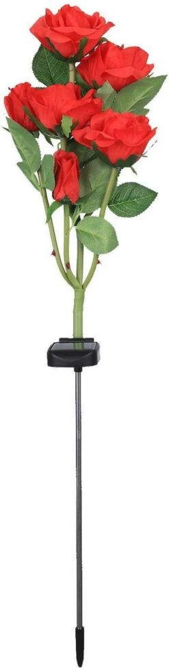 Merkloos 2 Stuks - Solar LED Rozen Tuinverlichting - IP65 Waterproof - Voor Buiten - Koraal Ontwerp - Decoratief Tuin Verlichting - Kunstbloemen Op Zonne- Energie - Tuinverlichting Op Zon Energie - Zonne Prikspot - Solar Tuindecor - Blauw -Buitentuin Winkel 305x1200 1