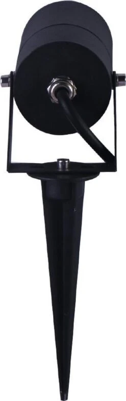 3x HOFTRONIC Spikey - Tuinspot Voor Buiten - LED - Zwart - 2700K Warm Wit - Waterdicht - 5 Watt - 400 Lumen - 230V - Verwisselbare GU10 Lamp - Prikspot Met Grondspies - Richtbaar - Aluminium - Voor Het Uitlichten Van Planten/struiken En Bomen -Buitentuin Winkel 377x1200