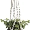 Merkloos Plantenhanger Macramé - Luxe Gevlochten Touw Katoen - 1 Stuk - Plantenpot Ophangen - Planthanger -Buitentuin Winkel 414x1200 1