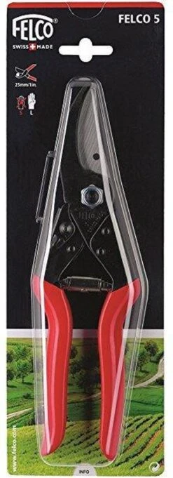 Felco 5 Snoeischaar - Voor Grote Handen - Max. Knipdiameter 25 Mm - Lengte 225 Mm -Buitentuin Winkel 435x1200