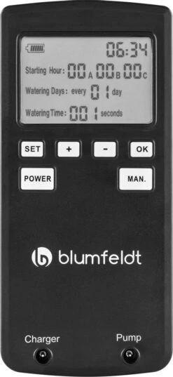 Blumfeldt Greenkeeper Automatisch Bewateringssysteem - Besproeiingscomputer - Druppelsysteem - Bewateringsautomaat Ideaal Tijdens Vakantie - Voor 60 Potplanten -Buitentuin Winkel 552x1200 1