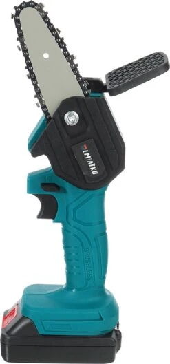 Merkloos Mini Accu Kettingzaag - 4 Inch Elektrische Boomzaag - Handkettingzaag - Met 2 Accu En 1 Oplader - Voor Tuinboom Ranch Bomen Snijden Hout- Blauw -Buitentuin Winkel 560x1200 1