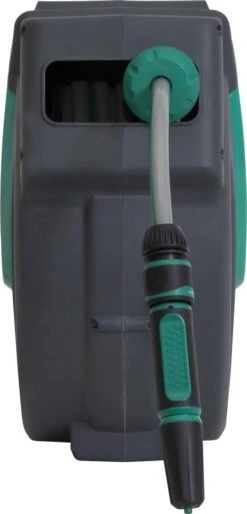 VONROC Automatische Slanghaspel – Incl. 25m Tuinslang, Aansluitslang, Spuitstuk, Koppelingen & Kraanaansluiting -Buitentuin Winkel 577x1200 2