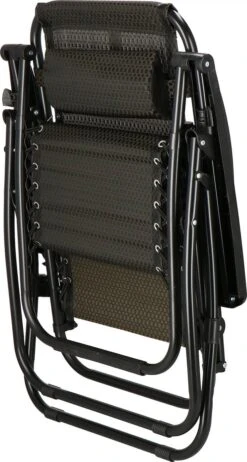 Springos Tuinstoel | Ligstoel | Opvouwbaar | Verstelbaar | Ergonomische Hoofdsteun | Bruin / Zwart -Buitentuin Winkel 641x1200 1