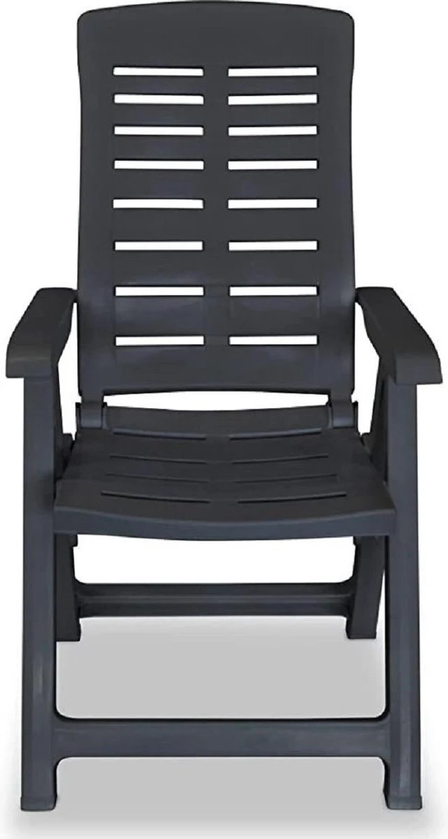 MaxxGarden Tuinstoel - Verstelbare Stoel Met Armleuningen - Zwart 4 MaxxGarden Tuinstoel - Verstelbare Stoel Met Armleuningen - Zwart - Afbeelding 2