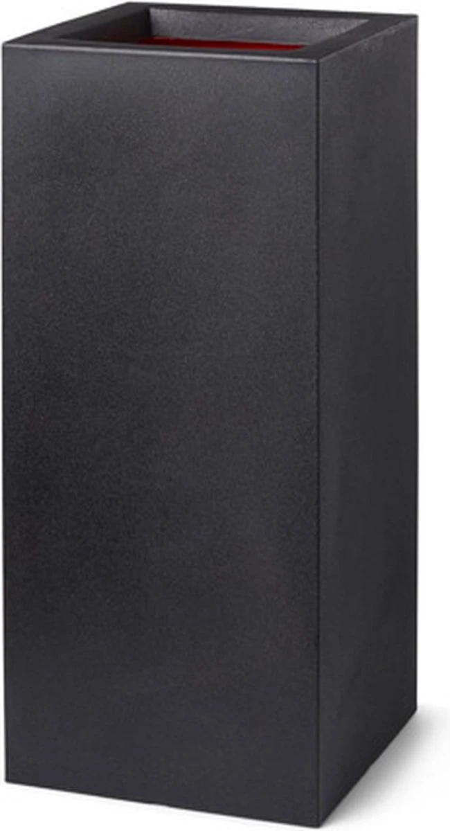 Capi Europe - Bloempot Rechthoek Smooth NL - 36x36x79 - Zwart - Voor Binnen En Buiten - KBL952 12 Capi Europe - Bloempot Rechthoek Smooth NL - 36x36x79 - Zwart - Voor Binnen En Buiten - KBL952 - Afbeelding 10