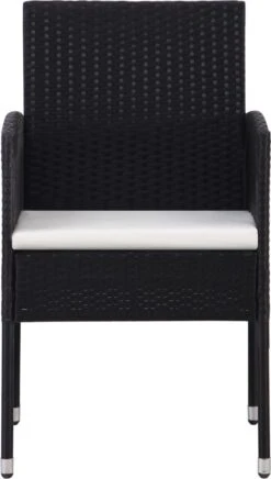 VidaXL 7-delige Tuinset Poly Rattan Zwart -Buitentuin Winkel 680x1200