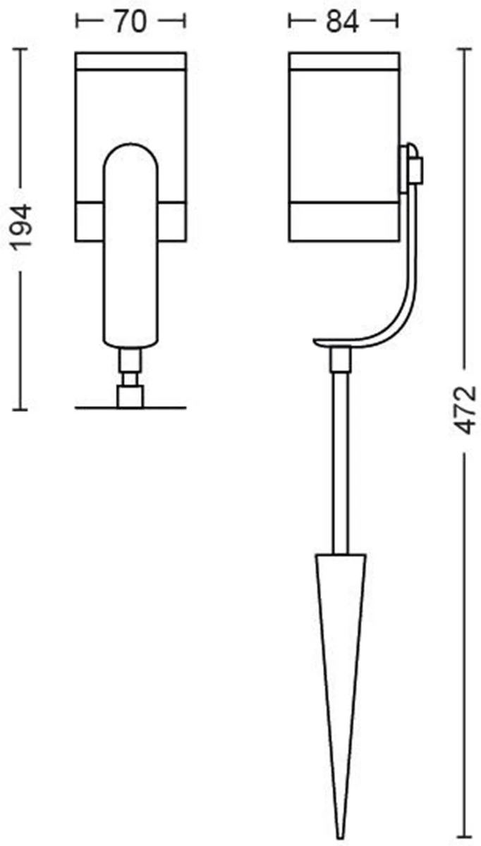 Philips Hue Lily Tuinspot - Wit En Gekleurd Licht - 1-spot - Zwart - Laagspanning - Basis 9 Philips Hue Lily Tuinspot - Wit En Gekleurd Licht - 1-spot - Zwart - Laagspanning - Basis - Afbeelding 7
