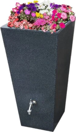 Prestige Manhattan 100L Regenton Zwart (incl. Kraantje)