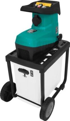 VONROC Stille Hakselaar/Shredder 2800W – Voor Takken Tot Ø45mm – Incl. 60L Opvangbak & Duwstok -Buitentuin Winkel 700x1200 1