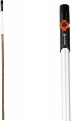 GARDENA Combisysteem Houtensteel 150cm FSC Essenhout / Aluminium -Buitentuin Winkel 711x1200