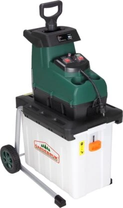 Gardebruk Hakselaar Elektrisch 2800W - 45mm Takdikte - Opvangbak 60 L -Buitentuin Winkel 713x1200