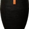 Capi Europe - Vaas Elegant Deluxe Rib NL - 56x84 - Zwart - Voor Binnen En Buiten - KBLR1132 -Buitentuin Winkel 767x1200 1