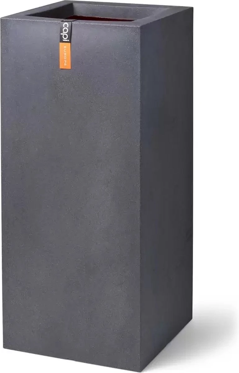 Capi Europe - Bloempot Rechthoek Smooth NL - 36x36x79 - Zwart - Voor Binnen En Buiten - KBL952 19 Capi Europe - Bloempot Rechthoek Smooth NL - 36x36x79 - Zwart - Voor Binnen En Buiten - KBL952 - Afbeelding 17
