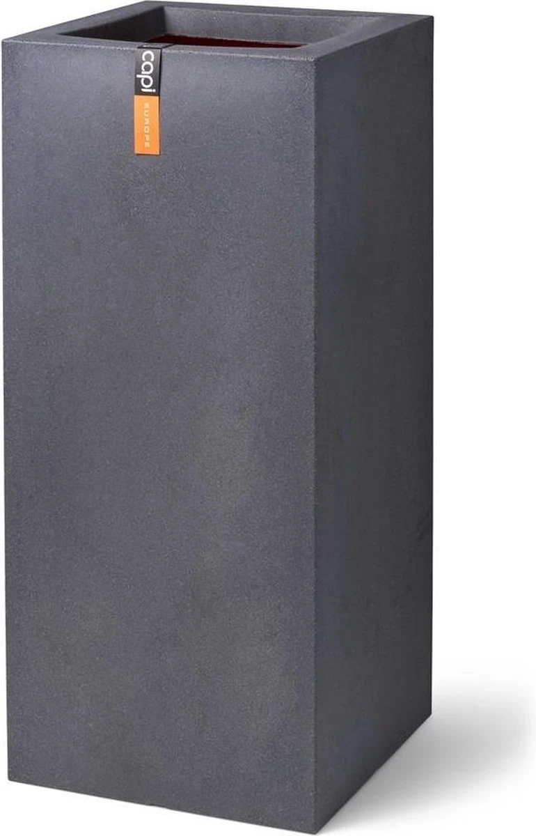 Capi Europe - Bloempot Rechthoek Smooth NL - 36x36x79 - Zwart - Voor Binnen En Buiten - KBL952 17 Capi Europe - Bloempot Rechthoek Smooth NL - 36x36x79 - Zwart - Voor Binnen En Buiten - KBL952 - Afbeelding 15