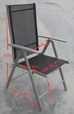 Tuinstoel Standenstoel Aluminium Antraciet 7 Standen Per 2 Stuks 10 Tuinstoel Standenstoel Aluminium Antraciet 7 Standen Per 2 Stuks -Buitentuin Winkel 782x1200