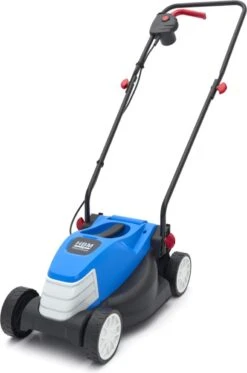 Merkloos 1300W Electrische Grasmaaier / Gazonmaaier 32 Cm Snijhoogtes 25-45-65 Mm 25 Liter Opvangbak -Buitentuin Winkel 795x1200