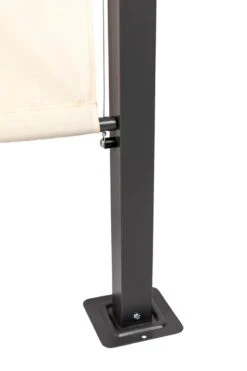 MaxxGarden Pergola - Partytent - Tuinpaviljoen Met één Gesloten Zijkant - 3x3x2,3 M - Cream -Buitentuin Winkel 799x1200 10