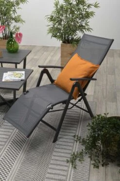 Garden Impressions - Sol Verstelbare Tuinstoel - Aluminium - Zwart -Buitentuin Winkel 800x1200 10