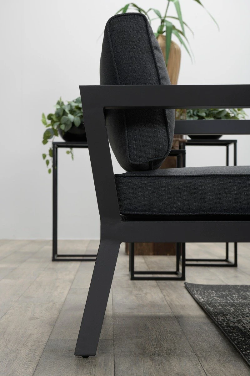 Garden Impressions Colorado Loungeset - Aluminium - Zwart 8 Garden Impressions Colorado Loungeset - Aluminium - Zwart - Afbeelding 6