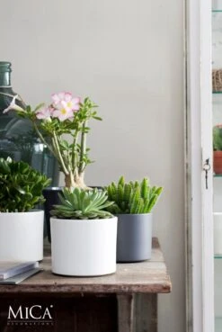 Mica Decorations Era Bloempot - H26 X Ø28 Cm - Wit -Buitentuin Winkel 803x1200 10