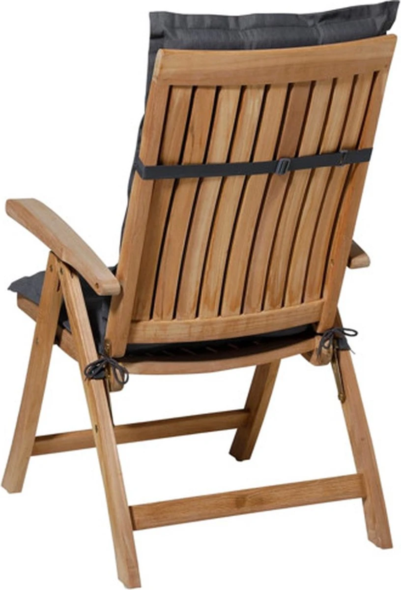 Madison - Tuinkussen - Hoge Rug - 123 X 50cm - Panama Grijs - Standenstoel 6 Madison - Tuinkussen - Hoge Rug - 123 X 50cm - Panama Grijs - Standenstoel - Afbeelding 4