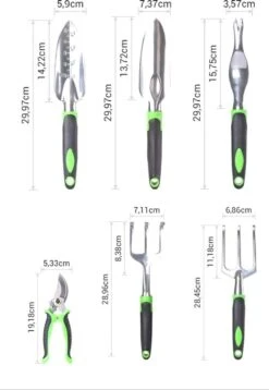 Djambo Tuingereedschap Set 8-delig Tuinsetje Met 15 Unieke Bamboe Plantetiketten In 1 Draagtas - Compleet Tuingereedschap Voor De Tuinliefhebbers -Buitentuin Winkel 828x1200