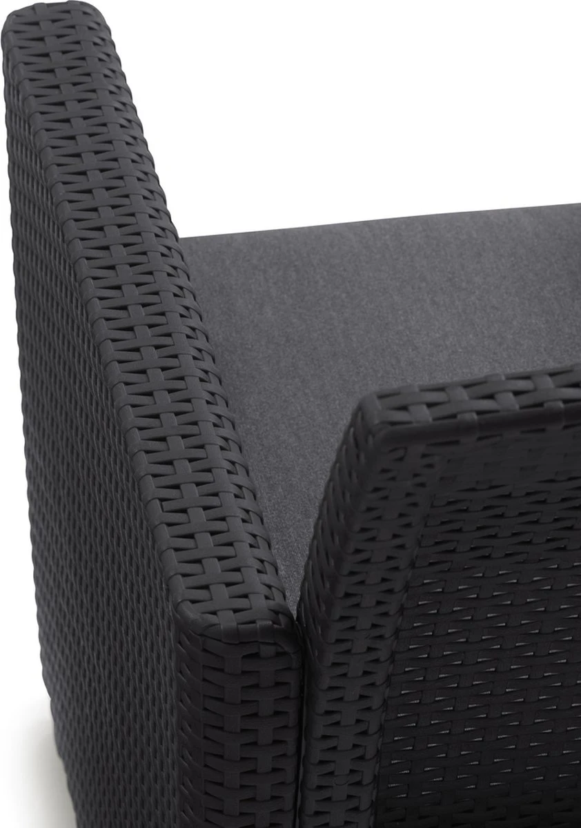 Keter Marie Hoek Loungeset Met Orlando Tafel - 6 Personen - Antraciet 11 Keter Marie Hoek Loungeset Met Orlando Tafel - 6 Personen - Antraciet - Afbeelding 9