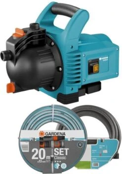 GARDENA - Classic Besproeiingspomp 3000/4 Compleet - Waterpomp - Incl. 3.5 M Aanzuigslang En 20 M Slang -Buitentuin Winkel 843x1200 2