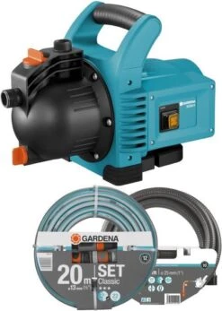 GARDENA - Classic Besproeiingspomp 3000/4 Compleet - Waterpomp - Incl. 3.5 M Aanzuigslang En 20 M Slang -Buitentuin Winkel 853x1200 1