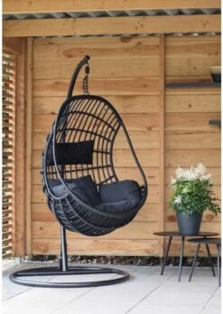Hangstoel Sturdy Frame Zwart -Buitentuin Winkel 853x1200