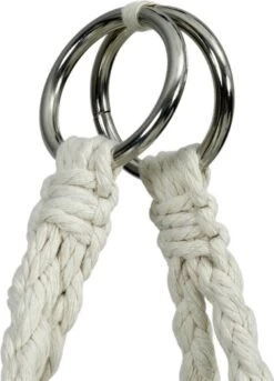 Macramé Hangstoel Beige - Beige Hangstoel - Hangstoel Touw - Hangstoel - Tot 110KG - Eenpersoons Hangstoel - Hang Stoel 1 Persoon - Hangstoel Voor Binnen - Hangstoel Zonder Standaard - Hangstoel Buiten -Buitentuin Winkel 863x1200