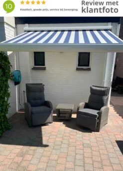 Loungeset Duoset Melia 2 Verstelbare Stoelen + Tafel - Balkonset -Buitentuin Winkel 864x1200