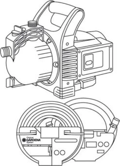 GARDENA - Classic Besproeiingspomp 3000/4 Compleet - Waterpomp - Incl. 3.5 M Aanzuigslang En 20 M Slang -Buitentuin Winkel 867x1200 1