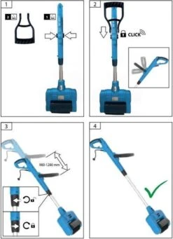 Güde Elektrische Oppervlakte- En Voegenreiniger - MET Telescopische Stang & 4 Voegenborstels - GUB 500 -Buitentuin Winkel 868x1200 4