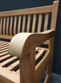 Merkloos TIERRA | Tuinbank Van Teak Comfort Plus + | 150 Cm - 3-Persoons / 3-Zits | Naturel / Original | BONANY Luxe | Geschuurd & Olie Op Waterbasis | Klassiek & Traditioneel | Stevig | Tuinzetel | Bank Voor Tuin -Buitentuin Winkel 890x1200