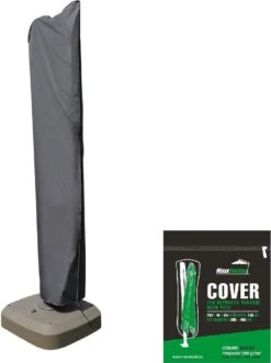 MaxxGarden Parasolhoes - Afdekhoes Voor Zweefparasol - Beschermhoes - 200-400 Cm - Met Rits En Trekkoord - Zwart -Buitentuin Winkel 896x1200 1